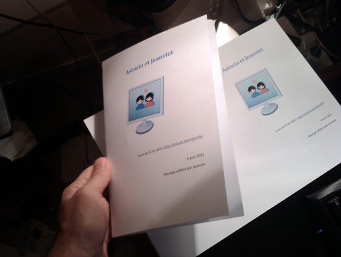 Couverture imprimée