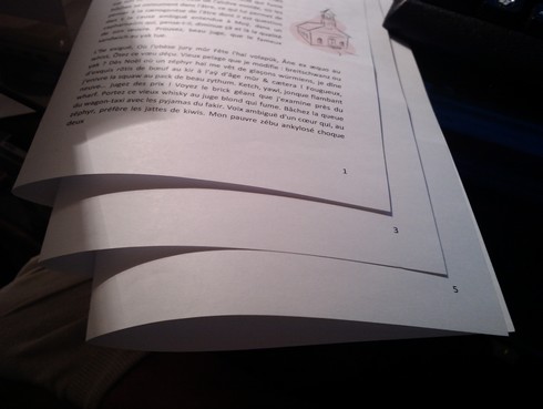pliage contenus